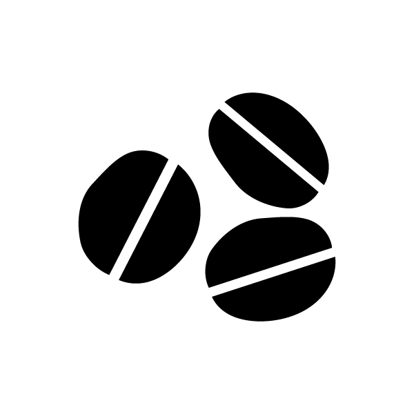 Coffee beans icon