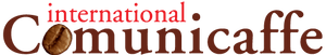 Comunicaffe International logo with a coffee bean replacing the "o" in Comunicaffe, and "international" in red.